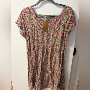 NATURAL LIFE Colorful Floral Blouse